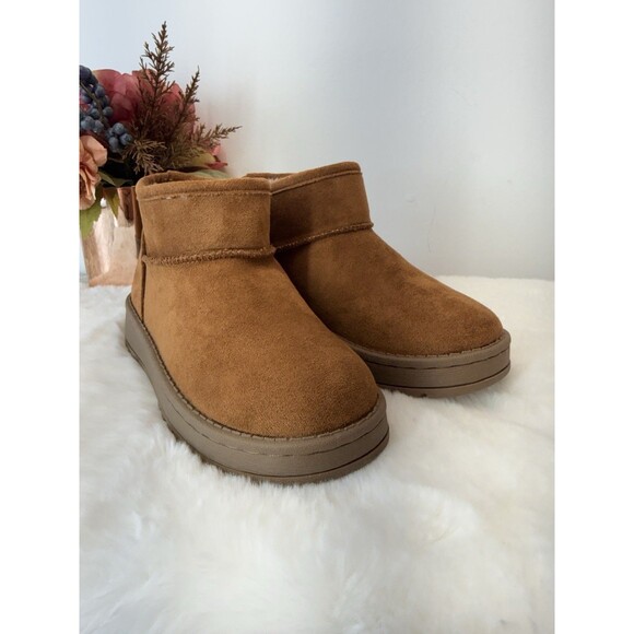 Sonoma Goods For Life Girl's Kazz Ankle Boots JL3 Cognac Size US:12 - Picture 3 of 13